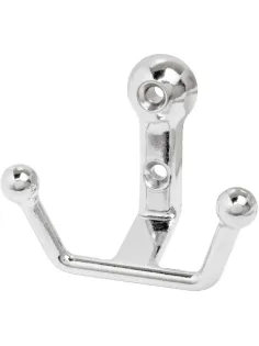 Вешалка настенная УЗК_Крючок двухрожковый StahlBuro 308 CP (16130) хром