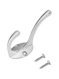 Вешалка настенная УЗК_Крючок двухрожковый StahlBuro 603 CP(16167), хром