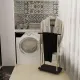 Вешалка KF_костюмная Комус Мебель Элдридж (7024360101) чер.кв/хром кол.рез