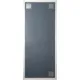Зеркало МГЛ_настенное Комус Мебель НБ72 (600x1400) багет ПЛС черный