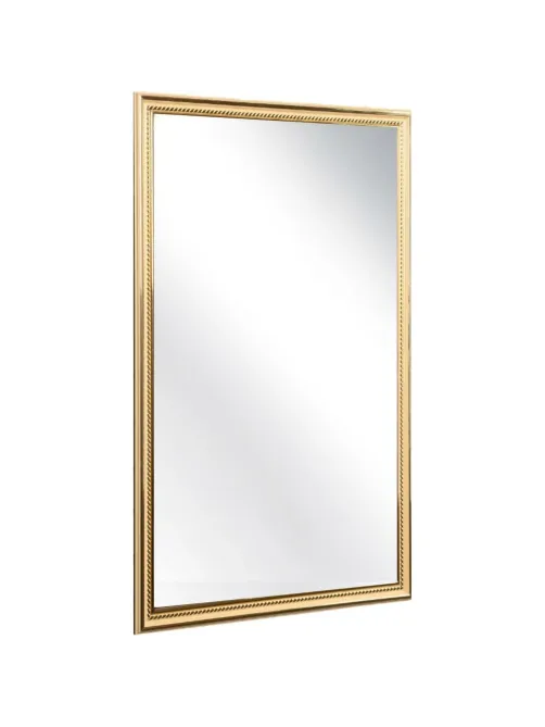 Зеркало МГЛ_настенное Комус Мебель 120К (400x600) багет ПВХ бежев.косичка