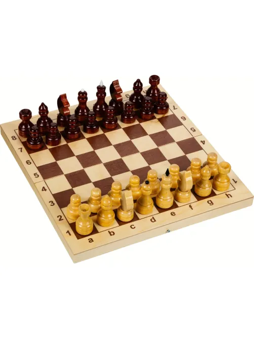 Настольная игра Шахматы деревянные (поле 29х29см),02845