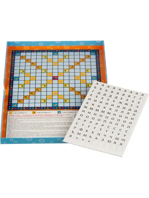Настольная игра Синий трактор. Собери слово, 4680107930774