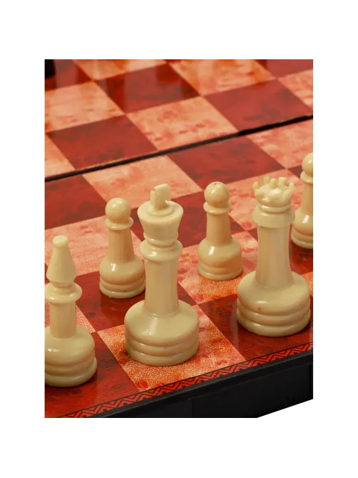 Настольная игра Шахматы пласт 'Классика',доска 30x30см, с фигурами,10643384