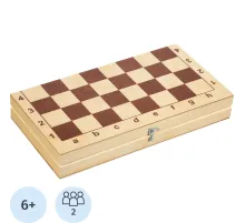 Настольная игра Шахматы деревянные (поле 29х29см),02845
