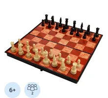 Настольная игра Шахматы пласт 'Классика',доска 30x30см, с фигурами,10643384