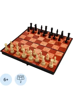 Настольная игра Шахматы пласт 'Классика',доска 30x30см, с фигурами,10643384