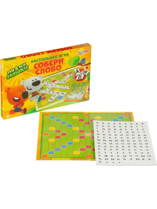 Настольная игра Собери слово. Ми-ми-мишки Умные игры, 4690590193860