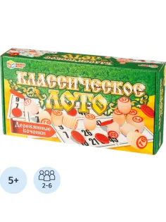 Настольная игра Лото классическое деревянное, Умные игры , 4660254469334
