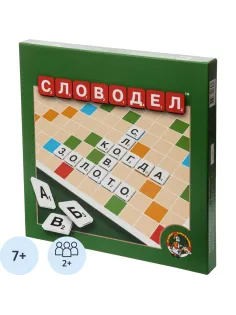 Настольная игра Словодел (картон) зел, 02648
