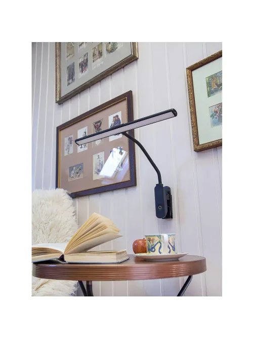 Светильник Lucia L555 FLEX Accu Clip черный, аккум., LED 10W 3000K