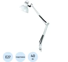 Светильник Camelion KD-312  C01 белый E27 60W