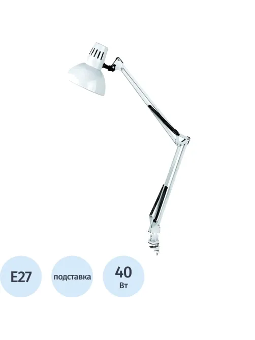 Светильник Camelion KD-312  C01 белый E27 60W