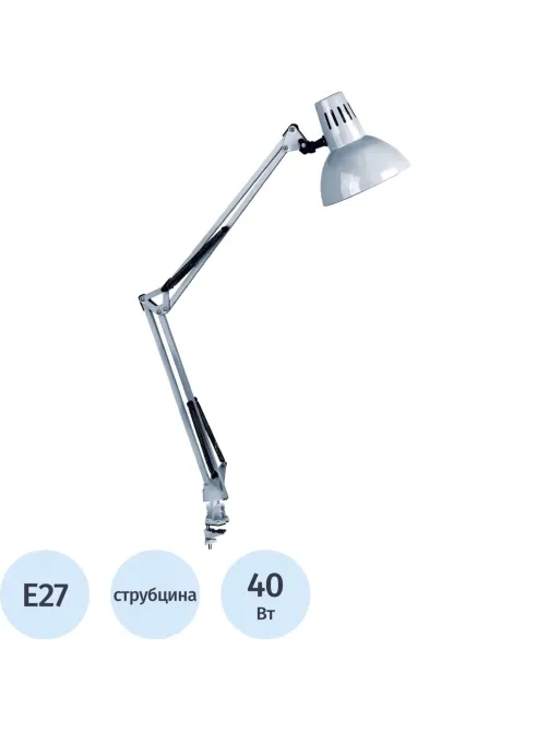 Светильник Camelion KD-312C03 серебро E27 40W
