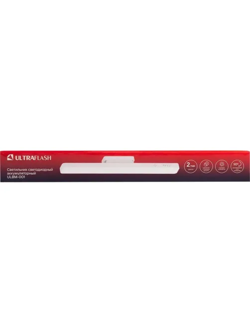 Светильник Ultraflash ULBM-001 LED аккум 8Вт.,540 лм,28 LED,Li-Ion,DC