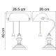 Светильник Arte Lamp A2492LT-1AB BANKER E27