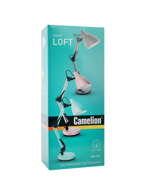 Светильник Camelion KD-331 C26 тауп, 40 Вт, Е27