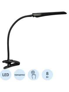 Светильник Трансвит LED 'Гермес ПШ' черн. 8Вт 5000К