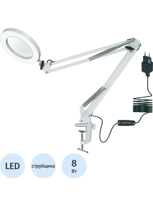 Светильник Uniel TLD-568 White/LED/300Lm/2700-5500K/Dimmer/X5