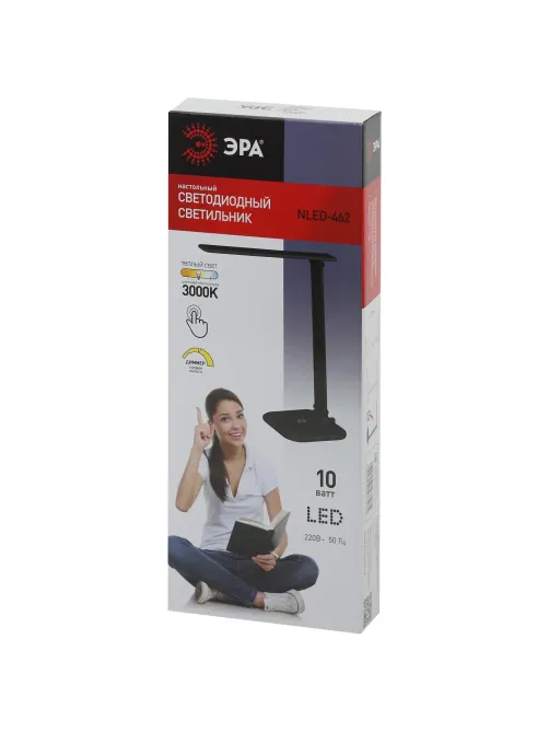 Светильник Эра NLED-462-10W-BK, черный