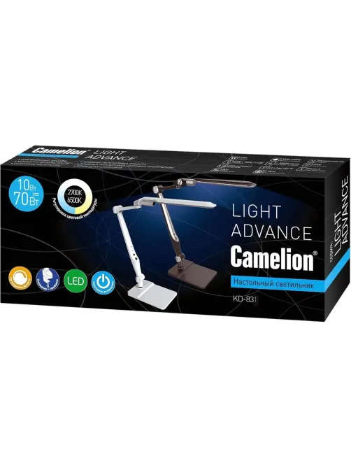 Светильник Camelion KD-831 C01 бел, 10 Вт, LED
