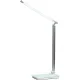 Светильник Ultraflash UF-834 C01 бел (Led настол, 8Вт, 5 ССТ, ночник, зар.)