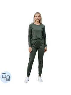 Белье нательное трикотаж женское летнее цв.олива (р40-42)р170-176