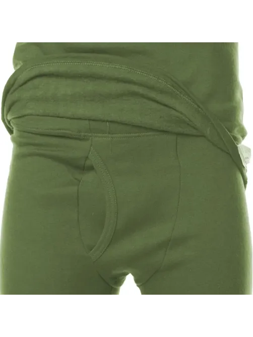 Белье нательное трикотаж зимнее цвет олива (р.56-58) р.182-188