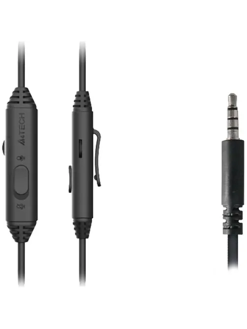 Гарнитура A4Tech Fstyler (FH100I (STONE BLACK)) черный 1.8м накладные