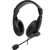 Гарнитура RAPOO проводная H150S, цвет - черный