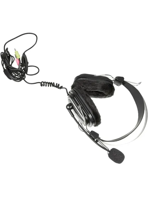 Гарнитура A4Tech (HS-60) черный 2.5м мониторные