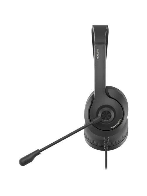Гарнитура A4Tech Fstyler (FH100U (STONE BLACK)) черный 2м накладные USB