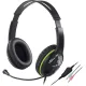 Гарнитура проводная Genius HS-400A черный/зелёный 31710031400