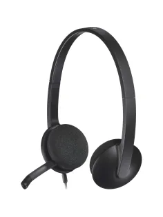 Гарнитура Logitech Headset H340 (981-000509), проводная