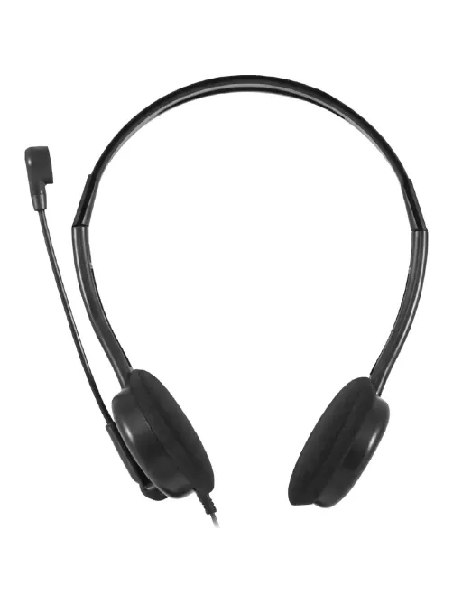 Гарнитура проводная Genius HS-200C + Single Jack Cable черный 31710151104