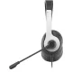 Гарнитура A4Tech Fstyler (FH100U (PANDA)) белый/черный 2м накладные USB
