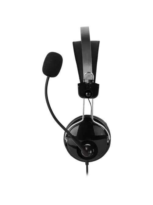 Гарнитура A4Tech (HU-7P) черный 2м накладные USB