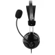 Гарнитура A4Tech (HU-7P) черный 2м накладные USB