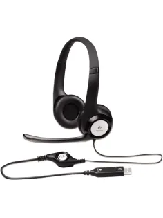 Гарнитура Logitech проводная H390, Black [981-000803