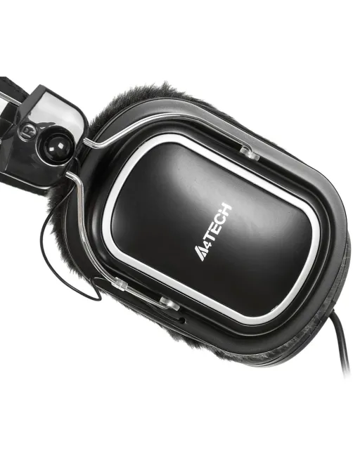 Гарнитура A4Tech (HS-60) черный 2.5м мониторные