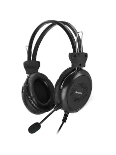 Гарнитура A4Tech HU-30 черный 2м накладные USB