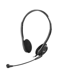 Гарнитура проводная Genius HS-200C + Single Jack Cable черный 31710151104