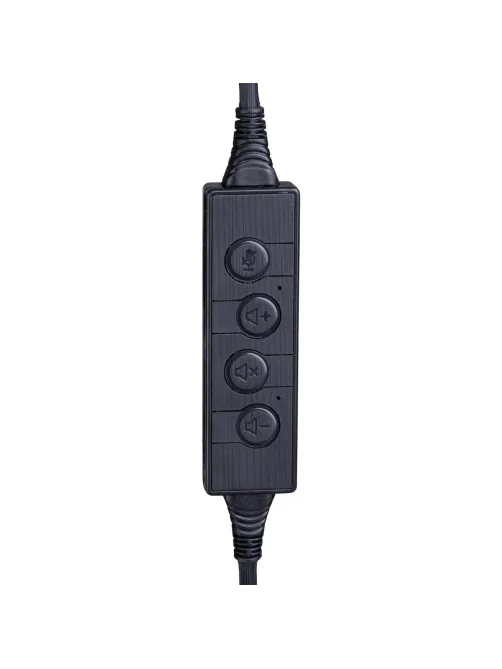 Гарнитура HWH001 проводные с микрофоном USB 2.0/регулятор/1.9м