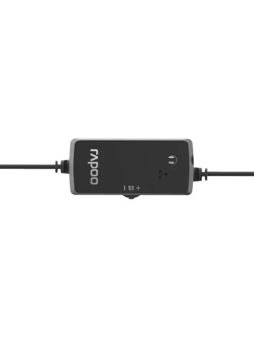 Гарнитура RAPOO (H120) проводная черная