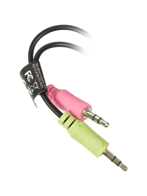Гарнитура A4Tech (HS-60) черный 2.5м мониторные