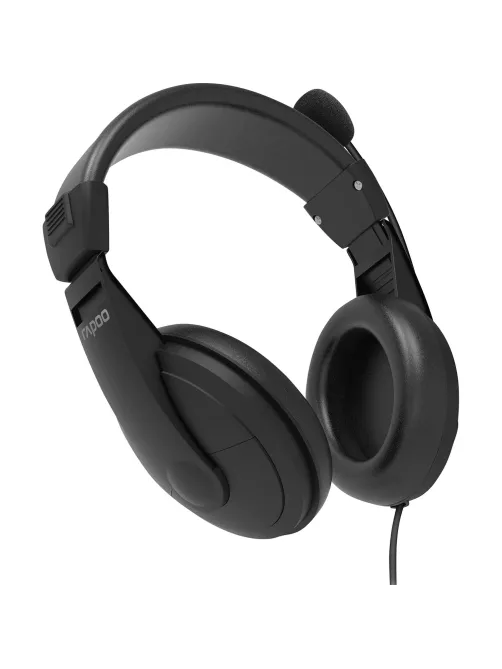 Гарнитура RAPOO проводная H150S, цвет - черный