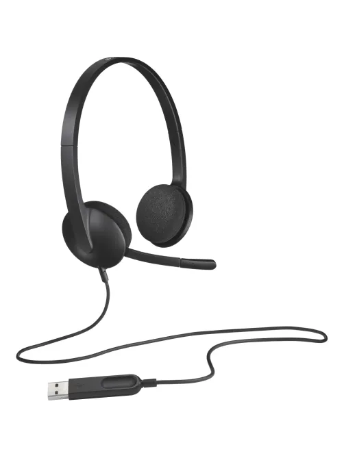Гарнитура Logitech Headset H340 (981-000509), проводная