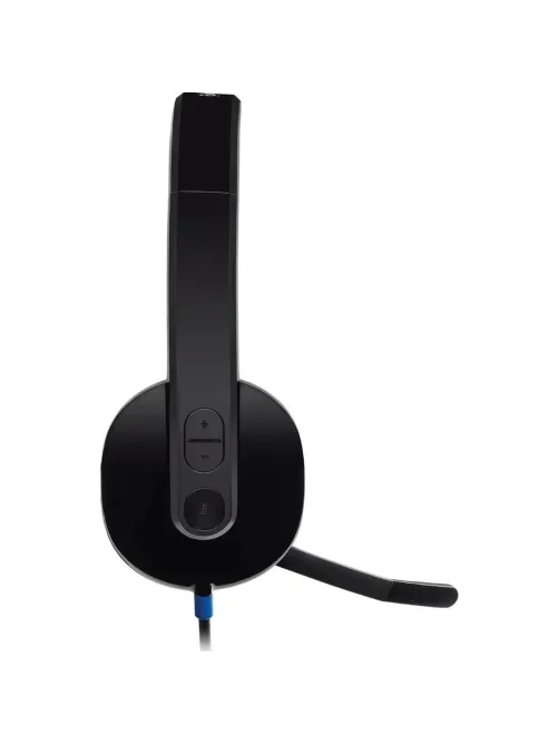 Гарнитура Logitech для ПК с микр. H540 черный 1.8м накладн.USB (981-000481)