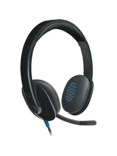 Гарнитура Logitech для ПК с микр. H540 черный 1.8м накладн.USB (981-000481)
