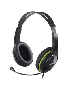 Гарнитура проводная Genius HS-400A черный/зелёный 31710031400